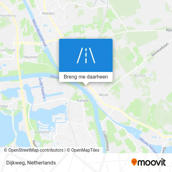 Dijkweg kaart