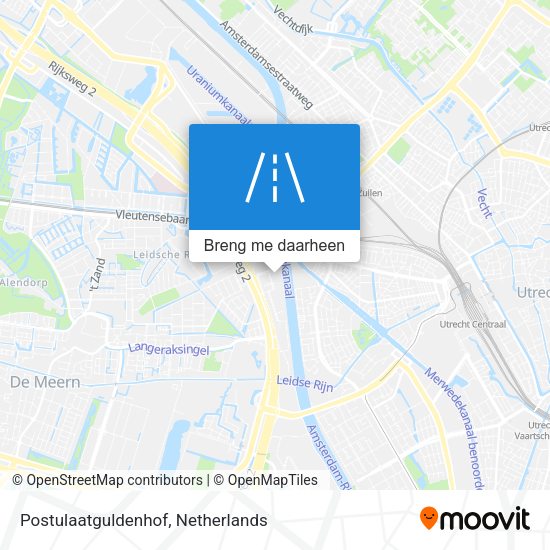 Postulaatguldenhof kaart