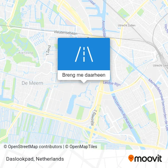 Daslookpad kaart