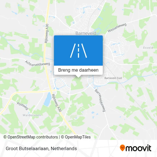 Groot Butselaarlaan kaart