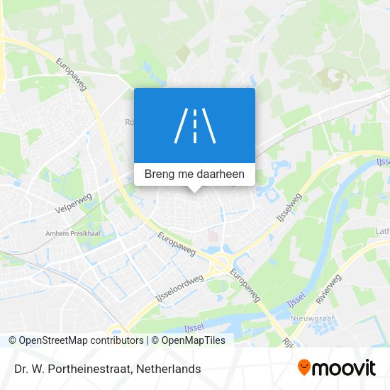 Dr. W. Portheinestraat kaart