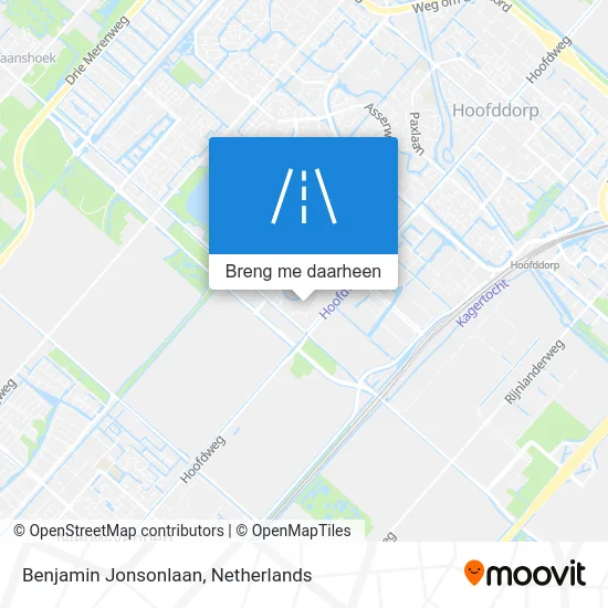 Benjamin Jonsonlaan kaart