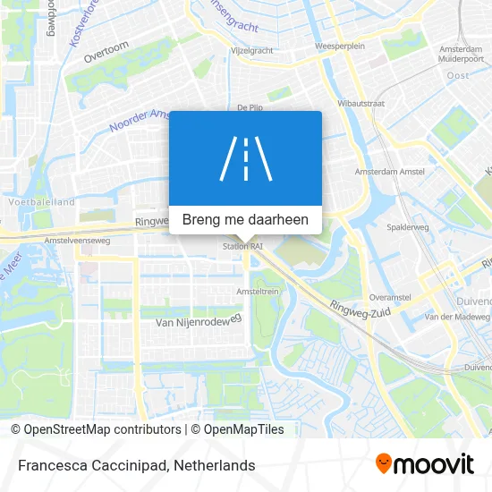 Francesca Caccinipad kaart