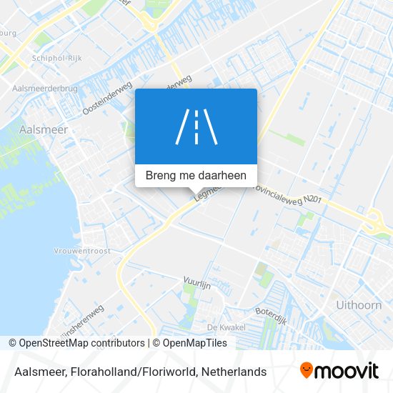 Aalsmeer, Floraholland / Floriworld kaart