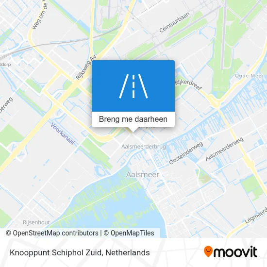 Knooppunt Schiphol Zuid kaart