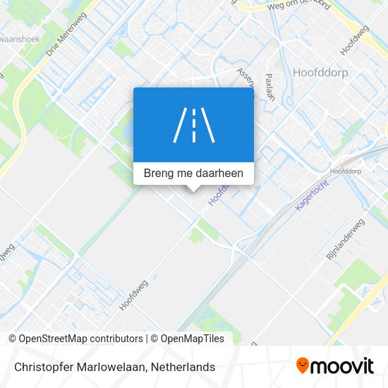 Christopfer Marlowelaan kaart