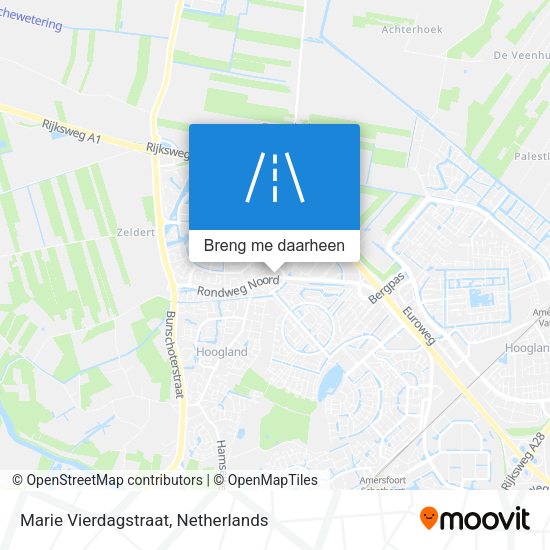 Marie Vierdagstraat kaart