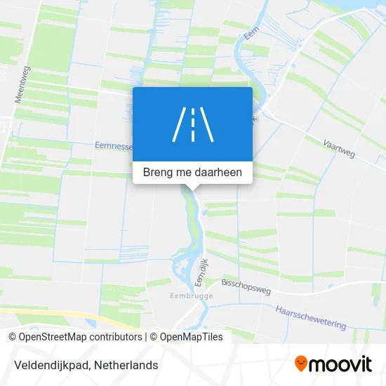 Veldendijkpad kaart