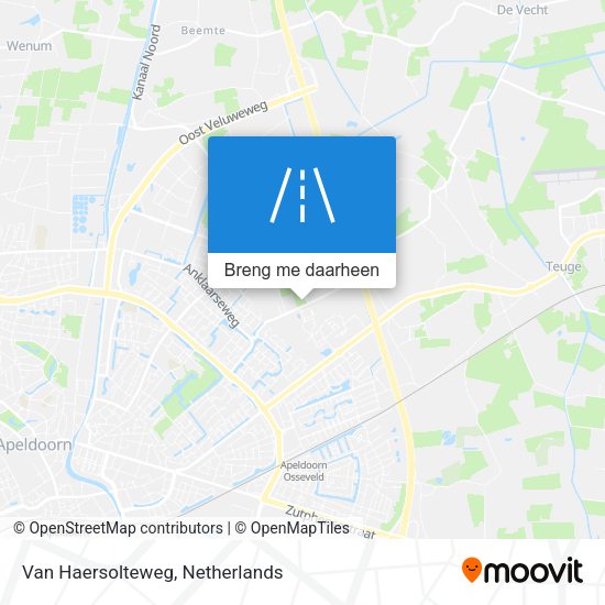 Van Haersolteweg kaart