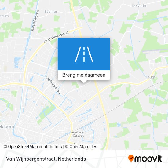 Van Wijnbergenstraat kaart