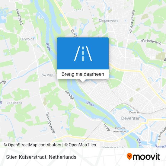 Stien Kaiserstraat kaart