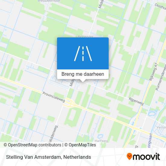 Stelling Van Amsterdam kaart
