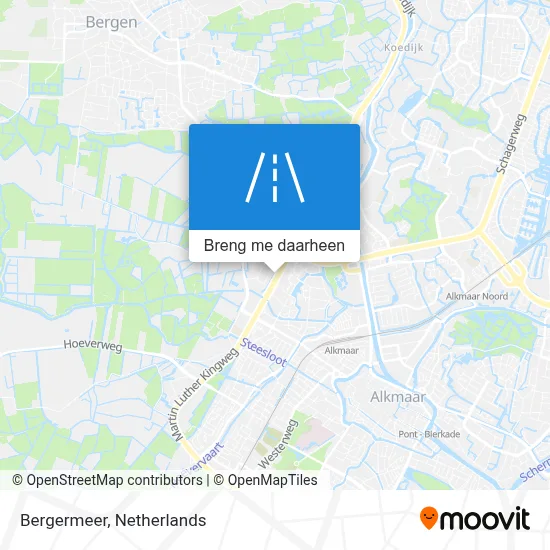 Bergermeer kaart