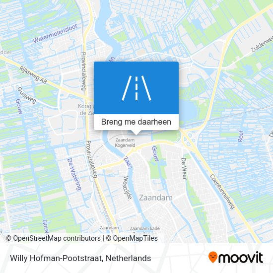 Willy Hofman-Pootstraat kaart