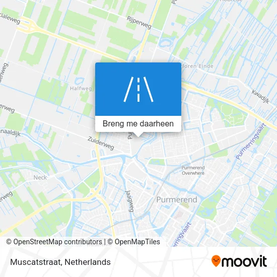 Muscatstraat kaart