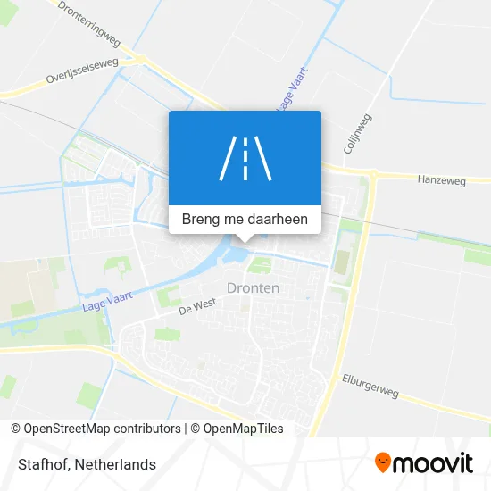 Stafhof kaart