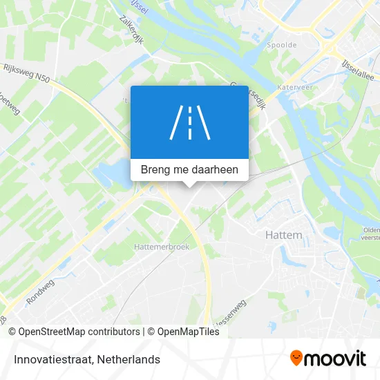 Innovatiestraat kaart