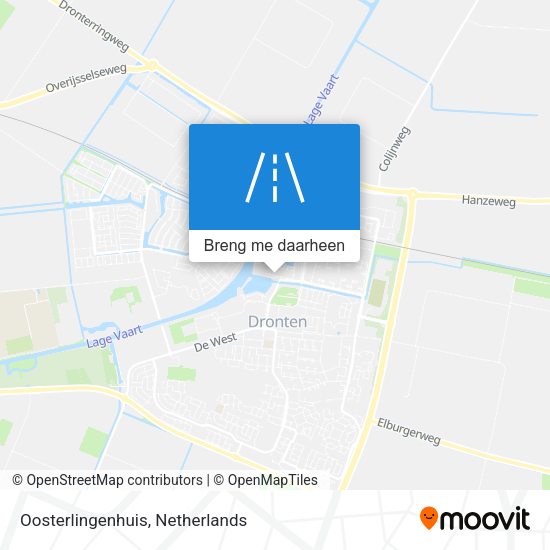 Oosterlingenhuis kaart
