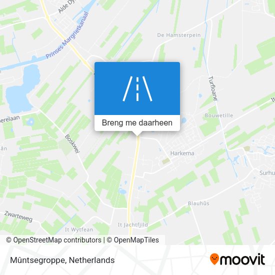 Mûntsegroppe kaart