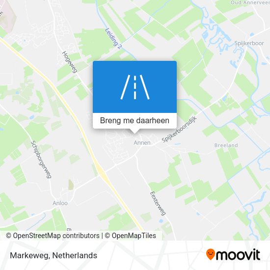 Markeweg kaart