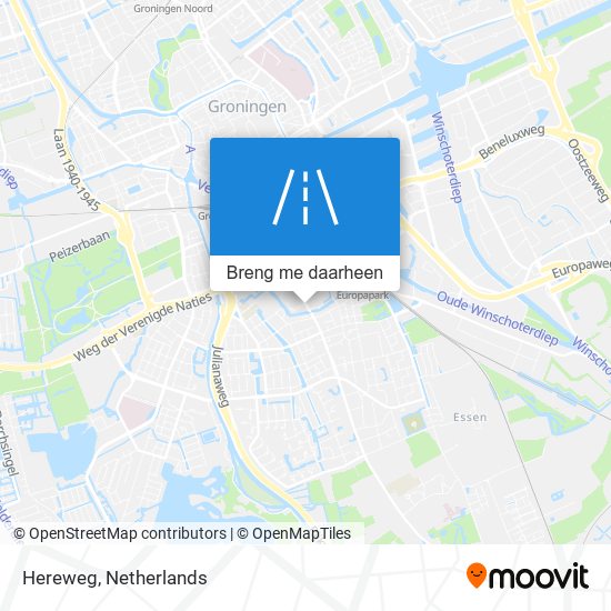 Hereweg kaart