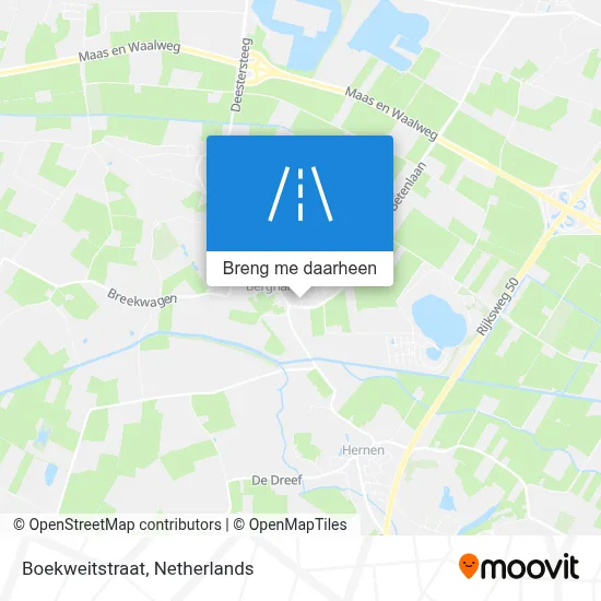 Boekweitstraat kaart