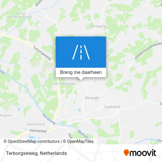 Terborgseweg kaart