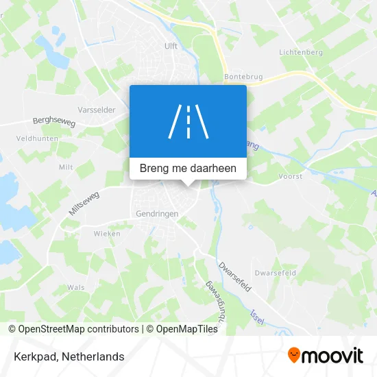 Kerkpad kaart