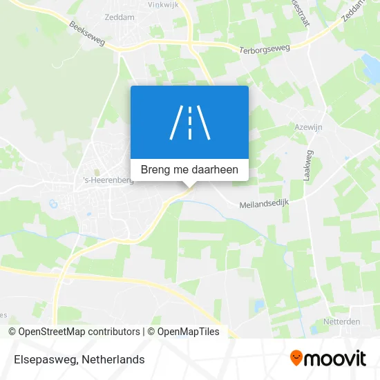 Elsepasweg kaart