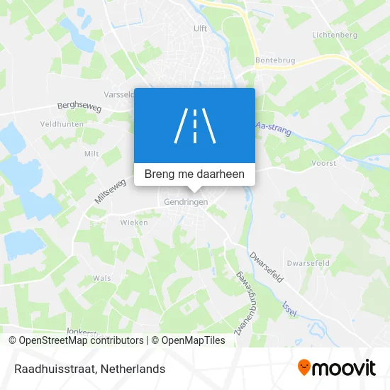 Raadhuisstraat kaart