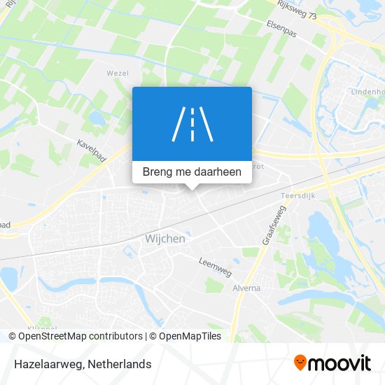 Hazelaarweg kaart