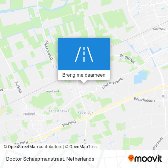 Doctor Schaepmanstraat kaart