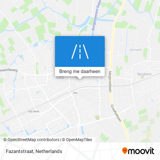 Fazantstraat kaart