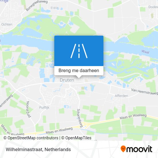 Wilhelminastraat kaart