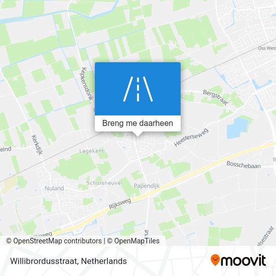 Willibrordusstraat kaart