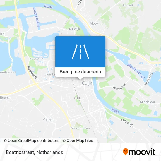 Beatrixstraat kaart