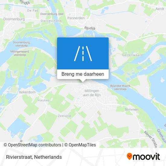 Rivierstraat kaart