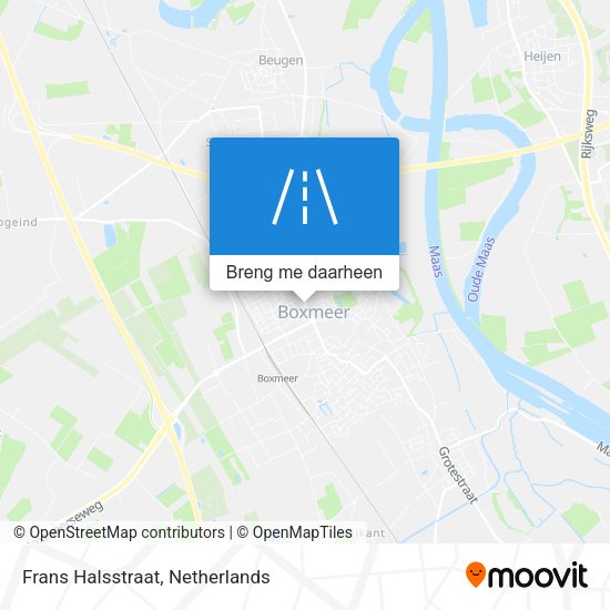 Frans Halsstraat kaart