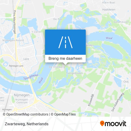 Zwarteweg kaart