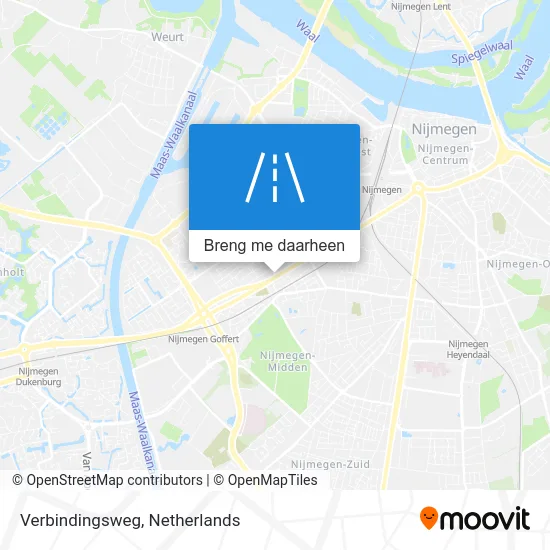 Verbindingsweg kaart