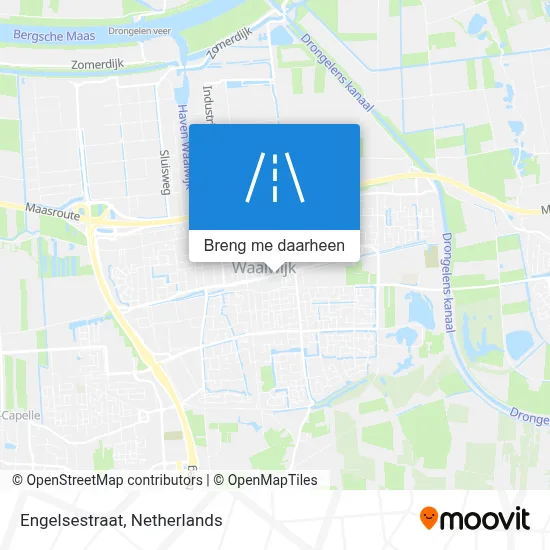 Engelsestraat kaart