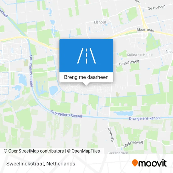 Sweelinckstraat kaart