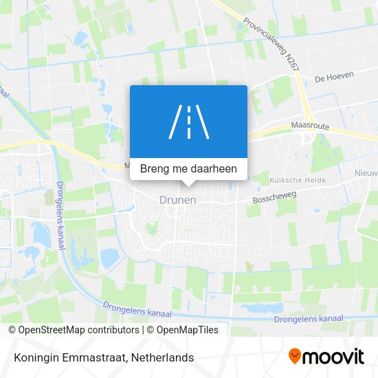 Koningin Emmastraat kaart