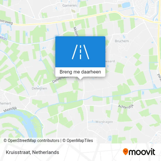 Kruisstraat kaart