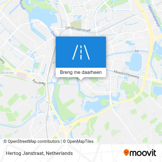 Hertog Janstraat kaart