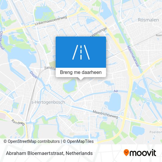 Abraham Bloemaertstraat kaart