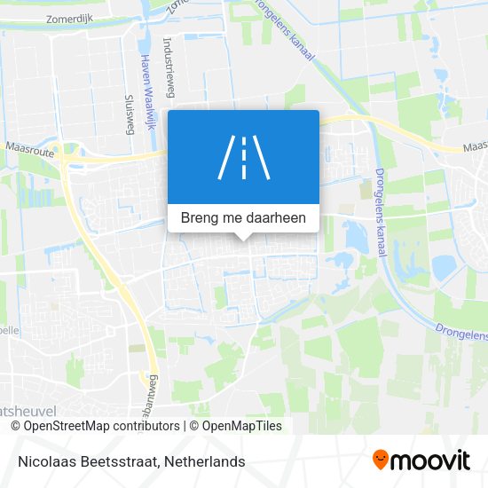 Nicolaas Beetsstraat kaart