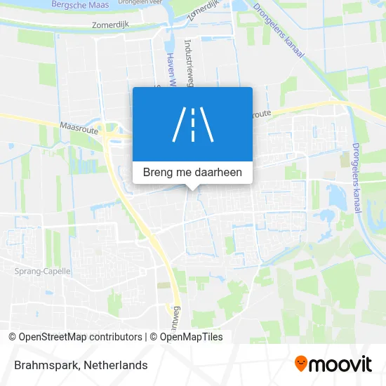 Brahmspark kaart