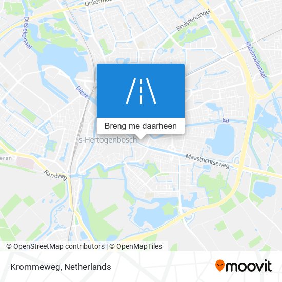 Krommeweg kaart