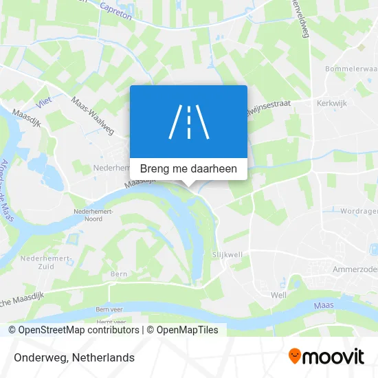 Onderweg kaart